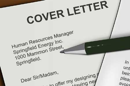What is a Cover letter that should be attached with your CV? 