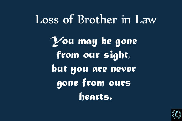 words of sympathy for loss of brother