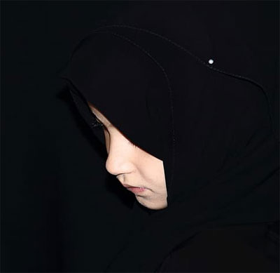 hide face muslim hijab girl dp