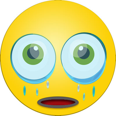 whatsapp emoji sad tears dp